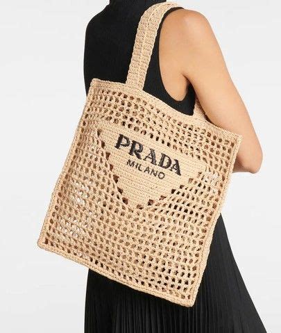 prada raffia bag dupe|raffia bag with black trim.